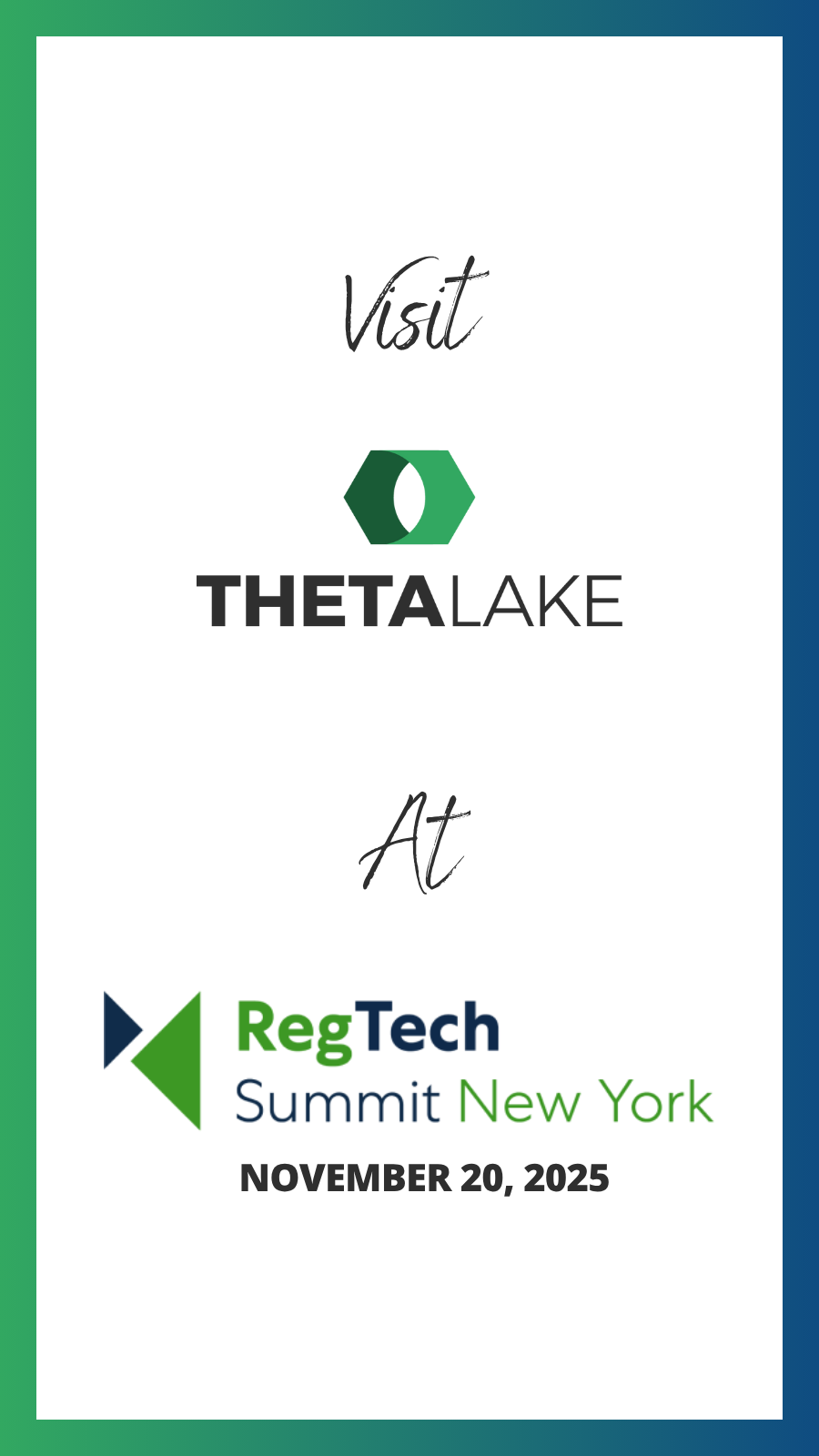 Visit Theta Lake at RegTech Summit New York